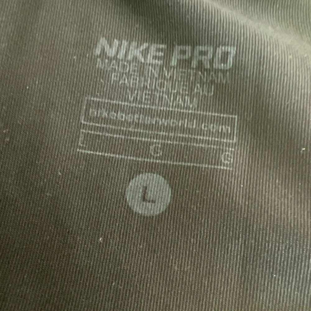 Nike Pro Women’s Compression Shorts Black Neon Green‎ Waistband Size L